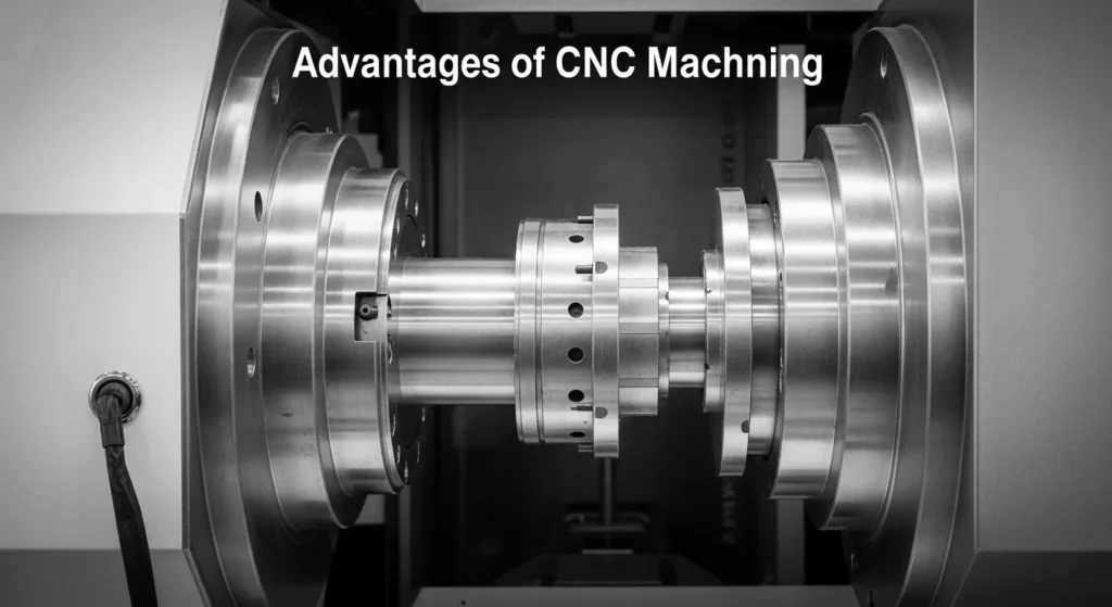 Advantages of CNC machining precision, repeatability, automation, complex geometry capabil