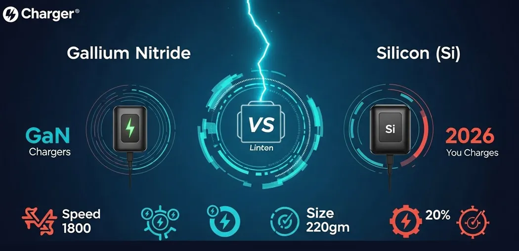 What Is a GaN Charger in 2026? Gallium Nitride vs Silicon - Expla...