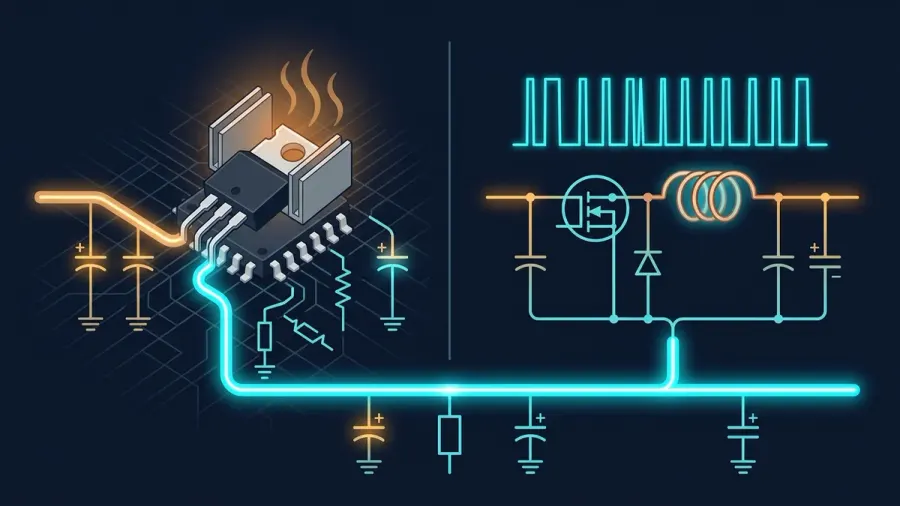 Linear vs Switching Regulators: Choosing Correctly