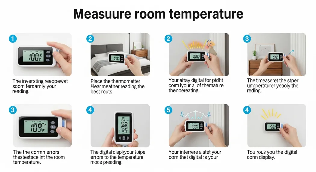 Step-by-step guide to measure room temperature accurately correct placement, stabilization