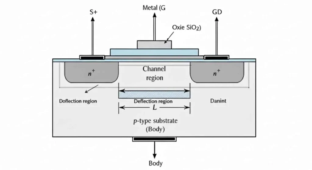 Types of MOSFET N-channel enhancement mode, P-channel enhancement mode, depletion mode com