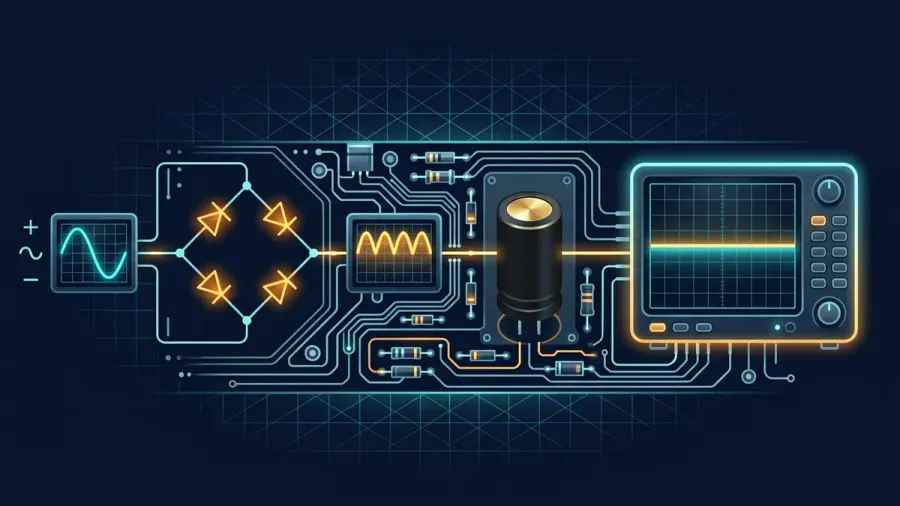 Sizing Rectifier Filter Capacitors Without Ripple Regret